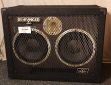 Load image into Gallery viewer, Behringer UltraBass BB210 2x10" Bass Cabinet 300 watts @ 8 ohm used LOCAL PICKUP
