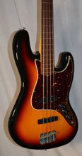 Load image into Gallery viewer, Fender Standard Jazz Bass Fretless Brown Sunburst Rosewood Fretboard Upgraded Active EMG Pickups 2004
