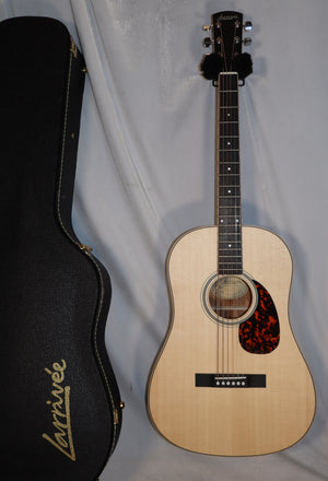 Larrivee BT-03 Mahogany Standard Series Baritone Slope-Shoulder Dreadnought Acoustic with case NEW 27" Scale