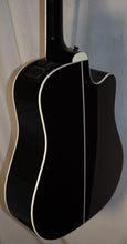 Load image into Gallery viewer, Takamine EF381DX LH Deluxe 12 String Dreadnought Cutaway Left-Handed Acoustic Electric Guitar Gloss Black with gig-case
