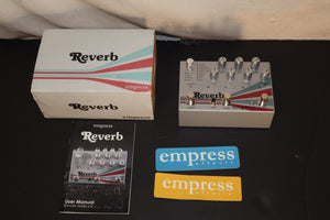Empress Reverb guitar effect pedal used