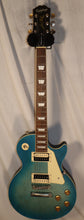 Load image into Gallery viewer, Epiphone Traditional Pro IV Les Paul Worn Pacific Blue with case used
