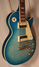 Load image into Gallery viewer, Epiphone Traditional Pro IV Les Paul Worn Pacific Blue with case used
