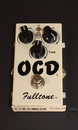 Fulltone OCD Obsessive Compulsive Drive overdrive guitar effect pedal used