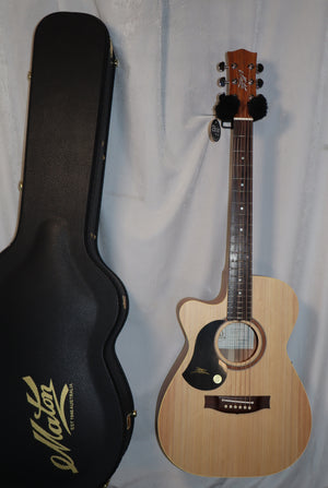 Maton Performer 808 Slim Body Cutaway Left-Handed Acoustic Electric Guitar with case NEW Lefty