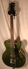 Load image into Gallery viewer, Guild Starfire I DC Vibrato Tailpiece Emerald Green Semi-Hollow Electric Guitar with gig bag used
