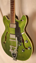 Load image into Gallery viewer, Guild Starfire I DC Vibrato Tailpiece Emerald Green Semi-Hollow Electric Guitar with gig bag used
