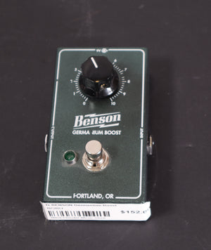 Benson Amps Germanium Boost guitar effect pedal used