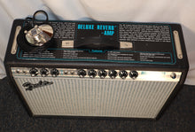Load image into Gallery viewer, Fender '68 Custom Deluxe Reverb Reissue 1x12 Tube Combo Amp with footswitch and cover
