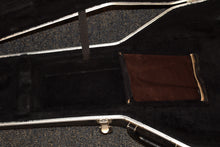 Load image into Gallery viewer, Ovation Model 1755 Custom Balladeer Black Acoustic Electric Guitar Left-Handed (conversion) with case used
