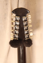 Load image into Gallery viewer, Ovation Model 1755 Custom Balladeer Black Acoustic Electric Guitar Left-Handed (conversion) with case used

