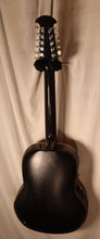 Load image into Gallery viewer, Ovation Model 1755 Custom Balladeer Black Acoustic Electric Guitar Left-Handed (conversion) with case used
