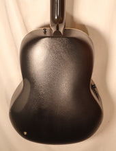 Load image into Gallery viewer, Ovation Model 1755 Custom Balladeer Black Acoustic Electric Guitar Left-Handed (conversion) with case used

