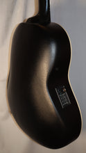 Load image into Gallery viewer, Ovation Model 1755 Custom Balladeer Black Acoustic Electric Guitar Left-Handed (conversion) with case used
