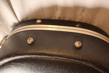 Load image into Gallery viewer, Ovation Model 1755 Custom Balladeer Black Acoustic Electric Guitar Left-Handed (conversion) with case used
