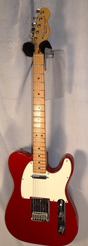 Fender American Standard Telecaster Red Finish Maple Fingerboard electric guitar used 1992