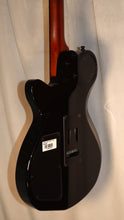 Load image into Gallery viewer, Godin 025503F xTSA Leaftop Trans Black Flame Synth Access + Acoustic Piezo Pickup (LR Baggs Transducer Saddles) with gig bag used
