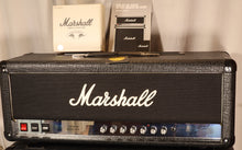 Load image into Gallery viewer, Marshall JCM 25/50 Model 2555x Silver Jubilee Re-Issue 2-Channel 100 watt All Tube Guitar Amp Head Black used 2020
