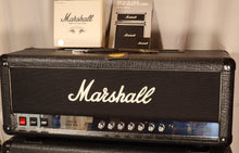 Load image into Gallery viewer, Marshall JCM 25/50 Model 2555x Silver Jubilee Re-Issue 2-Channel 100 watt All Tube Guitar Amp Head Black used 2020
