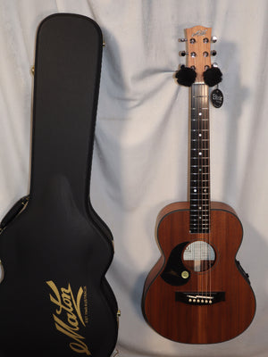 Maton EMBW6-LH Mini Blackwood Left-Handed Acoustic Electric Guitar with case NEW