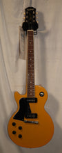 Load image into Gallery viewer, Epiphone Les Paul Special Left-Handed P90s TV Yellow electric guitar with gig bag used Lefty
