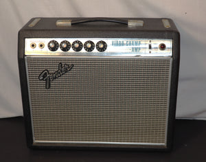 Fender Vibro Champ Amp tube combo amp vintage 1966 Silverface Drip Edge