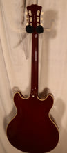Load image into Gallery viewer, D'Angelico Excel DC Tour Wine Red Double Cutaway Semi Hollow Electric Guitar with gig bag used
