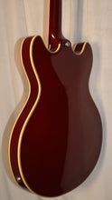 Load image into Gallery viewer, D'Angelico Excel DC Tour Wine Red Double Cutaway Semi Hollow Electric Guitar with gig bag used
