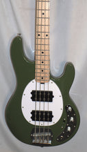 Load image into Gallery viewer, Sterling by MusicMan Sub Series StingRay 4HH Olive Finish 4-string Electric Bass used
