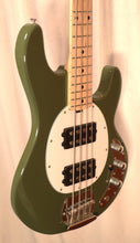 Load image into Gallery viewer, Sterling by MusicMan Sub Series StingRay 4HH Olive Finish 4-string Electric Bass used
