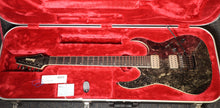 Load image into Gallery viewer, Ibanez Prestige RG5320-CSW Cosmic Shadow 24-fret locking tremolo electric guitar with case used Made in Japan
