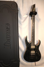 Load image into Gallery viewer, Ibanez Prestige RG5320-CSW Cosmic Shadow 24-fret locking tremolo electric guitar with case used Made in Japan
