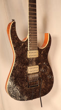 Load image into Gallery viewer, Ibanez Prestige RG5320-CSW Cosmic Shadow 24-fret locking tremolo electric guitar with case used Made in Japan
