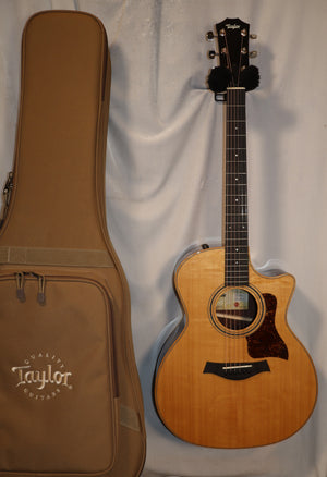 Taylor 414ce Special Studio Edition Grand Auditorium Acoustic Electric Guitar with gig case used 2025