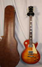 Load image into Gallery viewer, Gibson Custom Murphy Lab 1958 Les Paul Standard Reissue Ultra Light Aged Electric Guitar Washed Cherry Sunburst 2021

