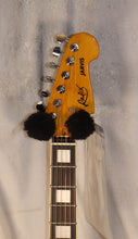 Load image into Gallery viewer, Radix Jarvis Telemaster Flame Purple semi-hollow electric guitar with gig bag used
