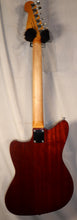 Load image into Gallery viewer, Radix Jarvis Telemaster Flame Purple semi-hollow electric guitar with gig bag used

