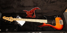 Load image into Gallery viewer, G&amp;L Fullerton SB-1 3 Color Sunburst Maple Fingerboard 4-string electric bass with case used 2022
