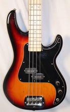 Load image into Gallery viewer, G&amp;L Fullerton SB-1 3 Color Sunburst Maple Fingerboard 4-string electric bass with case used 2022
