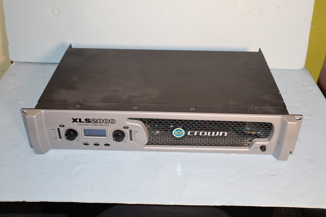 Crown XLS2000 2-Channel High Density Power Amplifier used