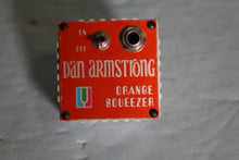 Load image into Gallery viewer, Mutronics Dan Armstrong Orange Squeezer Compressor effect used
