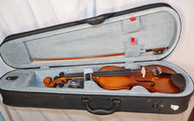 Load image into Gallery viewer, JZ Music VBSA 1/2 Violin Outfit Half Size Violin with case, bow, rosin NEW

