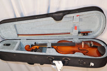 Load image into Gallery viewer, JZ VBSA 1/4 Violin Outfit Quarter Size Violin with case, bow, rosin NEW

