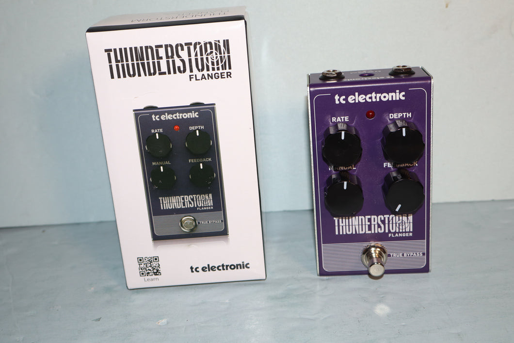 TC Electronic Thunderstorm Flanger guitar effect pedal used