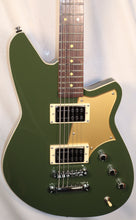 Load image into Gallery viewer, Reverend Descent RA Army Green Baritone Electric Guitar
