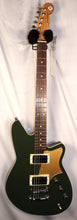 Load image into Gallery viewer, Reverend Descent RA Army Green Baritone Electric Guitar
