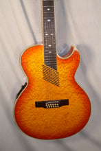 Load image into Gallery viewer, Washburn EA-39 12-string Acoustic Electric Cherry Sunburst with case used
