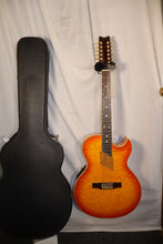 Load image into Gallery viewer, Washburn EA-39 12-string Acoustic Electric Cherry Sunburst with case used
