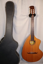 Load image into Gallery viewer, Gianini Craviola AWN6 Nylon String Classical Acoustic Guitar with chipboard case Made in Brazil vintage
