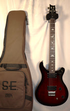 Load image into Gallery viewer, PRS Paul Reed Smith SE 277 Baritone Fire Red Burst electric guitar with gig bag used
